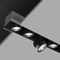 Latte de lumière LED personnalisée à haut rendement canal de 6 pouces spot de bureau encastré réglable latte de lumière LED