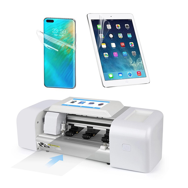 Automatic Tpu Hydrogel Screen Protector Mobile Phone Sticker Intelligent Lamination Cutting Laser Machine Film Cutting Machine