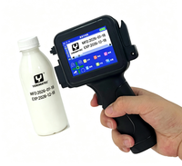 Yaomatec Nueva Mini Impresora de Inyección de Tinta Portátil, Impresora de Etiquetas con Fecha de Caducidad, Código QR, Código de Barras, para Botellas de Plástico