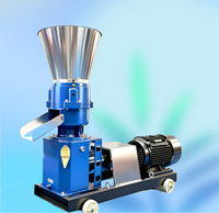 Nouvelles machines automatiques de granulation à rouleaux, 2 rouleaux en acier allié, capacité de 300 kg/h pour aliments pour animaux, granulés pour poulets et porcs