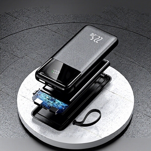 Caricabatterie Portatile LED Display 10000mAh a Basso Prezzo con Cavo Integrato Power Bank Ricarica Rapida USB C per iPhone Tablet Android - Product Image 5