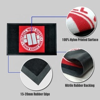 Tapis de Sol Logo Barbershop Imprimé Personnalisé Grand Format