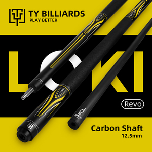 Queue de billard TY Loki Revo 2nd Gen en fibre de carbone 12.5mm cuir Wrap Radial Joint Taco De Billar Extension Queue de billard - Product Image 4