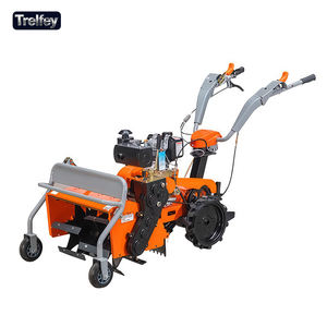 Micro-cultivateur robuste de 70 à 90 cm de largeur, transmission par engrenages avec lame de terrassement pour l'agriculture - Product Image 3