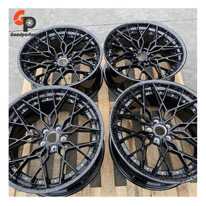 High Performance Two Piece Forged Wheel Wrapped Barrel Customized Parameters Black Finish With Center Cap Alloy Rim - Product Image 6