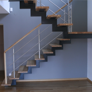 Fornitore Cinese di <span class=keywords><strong>Scale</strong></span> in Acciaio con <span class=keywords><strong>Disegni</strong></span> di <span class=keywords><strong>Scale</strong></span> in Legno a Gradini Singoli con Corrimano in Acciaio Inossidabile - Product Image 5