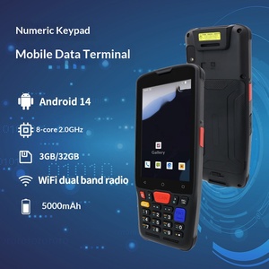 핸드헬드 PDA 바코드 데이터 수집기 4G 모든 네트워크 호환 안드로이드 14 WiFi 듀얼 밴드 창고 물류용 GT-PD63 - Product Image 1