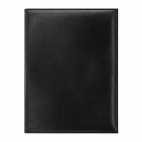 Penutup Menu Restoran Kulit PU Imitasi A4, Tempat Menu, Folder Display untuk Kafe, Bar, Hotel, Warna Dapat Disesuaikan, Coklat, Hitam, Putih