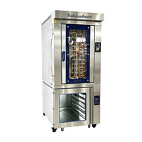 Four à convection rotatif à 10 plateaux certifié CE, four à vapeur programmable électrique combiné avec fonction de levage pour boulangerie, restaurant