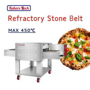 Four à pizza professionnel rotatif à plaque en pierre électrique, idéal pour les <span class=keywords><strong>restaurants</strong></span> italiens authentiques - Product Image 3