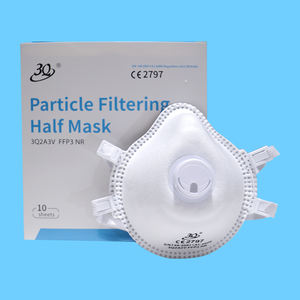 Masker <span class=keywords><strong>FFP3</strong></span> Setengah Wajah yang Dapat Disesuaikan CE PPE Pelindung Pernafasan Anti Asap Filter Partikel Pakaian Kerja <span class=keywords><strong>FFP3</strong></span> Nr Respirator - Product Image 6