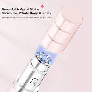 Lanumi 2114 Épilateur facial pour femmes Épilateur électrique indolore rechargeable pour le <span class=keywords><strong>visage</strong></span>, les lèvres, le <span class=keywords><strong>menton</strong></span> Rasoir portable pour femmes - Product Image 5