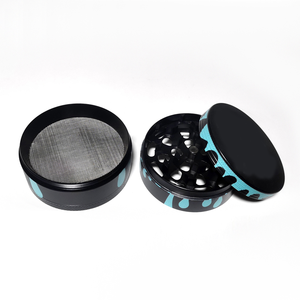 Grand broyeur à tabac en métal <span class=keywords><strong>noir</strong></span> doré et coloré personnalisable Accessoires en bois à fumer en alliage de <span class=keywords><strong>zinc</strong></span> pour le stockage - Product Image 6