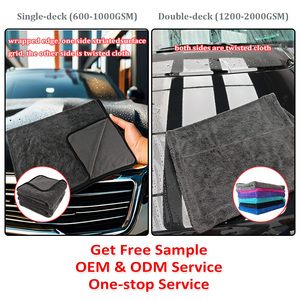 Paño de Microfibra para Secar el Coche, Alta Absorción de Agua, 20x20, 40x60, 60x90, Toalla de Secado para Coche 70x90 - Product Image 2