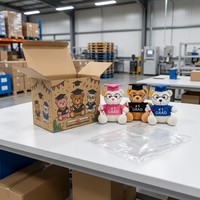 Ours en peluche super doux personnalisé pour la remise des diplômes avec # 1 Chemise GRAD 31-50cm Unisexe Ours en Peluche - Cadeau Souvenir Cérémonie de Remise des Diplômes