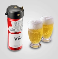 Ensemble de bar de fête en plein air avec mousseur de bière portable à ultrasons créatif avec verseur d'aérateur de vin de barboteur transparent pour le vin et la bière