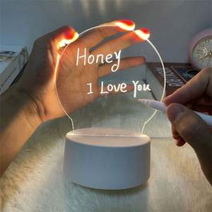 Mairun Innovation - Base de Luz Nocturna 3D de Madera, LED USB Recargable, Blanco Cálido, Impresión por Transferencia Térmica, 50000 Horas, Regalos - Product Image 2