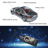 Détecteur Anti-espion Détecteur de caméra F88 Détecteurs d'insectes Mise à niveau RF Singal Détecteur de caméra de vitesse cachée