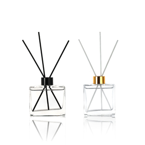 Botella de Vidrio Cuadrada Personalizada, Vacía, Recargable, Purificadora de Aire, Difusor de Aroma, para Aromaterapia, Decoración del Hogar - Product Image 5