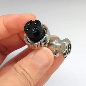 Fiche <span class=keywords><strong>DIN</strong></span> M16 à angle droit à 90 degrés <span class=keywords><strong>Connecteur</strong></span> mâle GX16 Nickelé 7P <span class=keywords><strong>Connecteur</strong></span> 2 <span class=keywords><strong>broches</strong></span> à <span class=keywords><strong>9</strong></span> <span class=keywords><strong>broches</strong></span> - Product Image 3