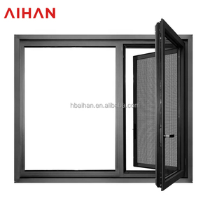 Aihan hiện đại nfrcstandard nhôm cửa sổ phá vỡ nhiệt casement Swing louver Florida bão Tác động kháng bền - Product Image 1