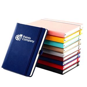 Wholesale Promotion Logo for Paints Company Gift Notebook A6 <b>A5</b> Journal Print Custom Hardcover Notebooks With Pen Holder - Product Image 4