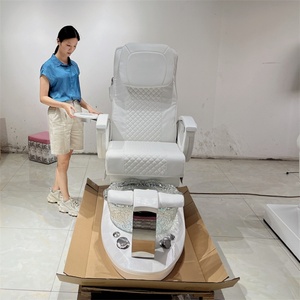 Kisen Vintage Cheap Foldable Massage Spa Pedicure <b>Chair</b> on Platforms Fast Delivery for Beauty Spa Salon Furniture - Product Image 4