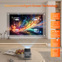 YDH-HM103-T950S 2025 Grande Vente Mini Projecteur 4K 600 ANSI 120 Pouces Android 13 Télécommande Vocale Mise au Point Automatique Mini Vidéoprojecteur
