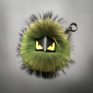 Little Bird Fox lông sang trọng Mặt dây chuyền túi trang trí xe Keychain - Product Image 6