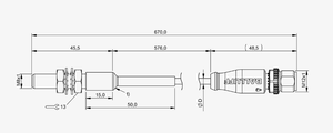 Capteur inductif Balluff BES516-146-EO-X-PU-F017, 1,5 mm encastré, 10-30 VDC, PNP NO/NC, IP67, neuf en stock, détection industrielle - Product Image 4