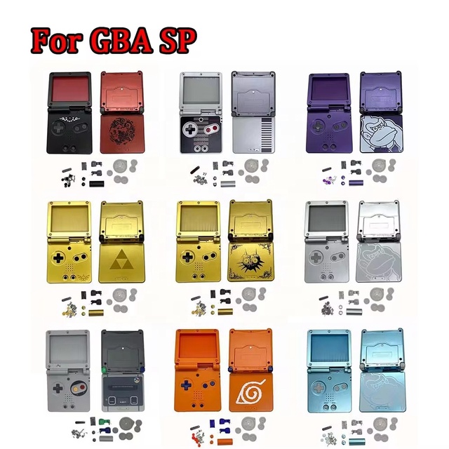 Hot Selling Plastic for GBA SP Shell Gameboy Advance SP Housing Case Cover Replacement for GBA