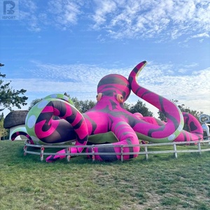 Aufblasbarer Riesen-Kraken <span class=keywords><strong>Oktopus</strong></span> Teufelsfisch Ozean-Themen-Requisite Meereskreaturen-Modell für Freizeitparks aus Oxford-Gewebe, individuell anpassbar - Product Image 5