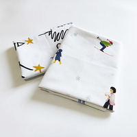 Serviettes de cuisine en coton avec impression personnalisée de luxe Serviettes de cuisine en lin d'automne personnalisables pour les restaurants