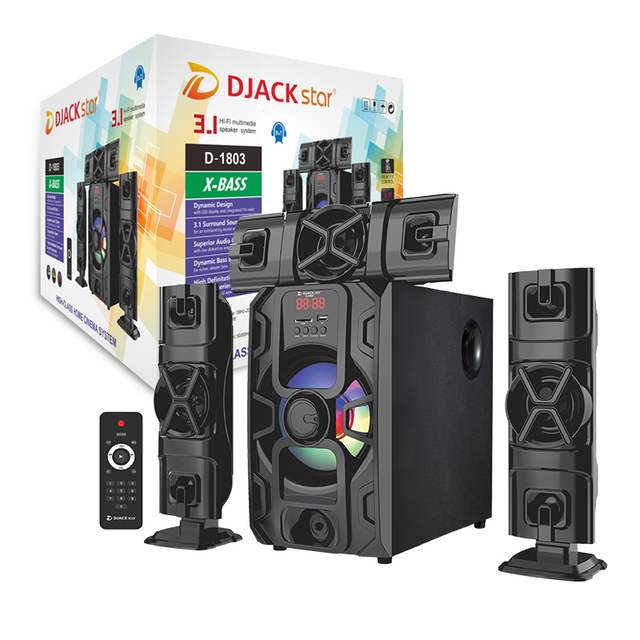 DJACK STAR D-1803 New Home Theater Sound Speakers System