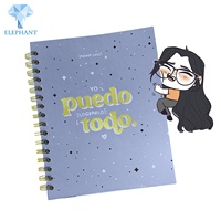 Cahier avec anneau en acier de poinçonnage PU, reliure parfaite, couverture rigide A5 A6 B5 a4, carnet d'exercices pour journal intime, offre spéciale