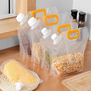 Sacs transparents autoportants à bec verseur pour le stockage des céréales et du riz, étanches à l'humidité, hermétiques, en PE, 10g 32g 46g, origine Zhejiang - Product Image 3