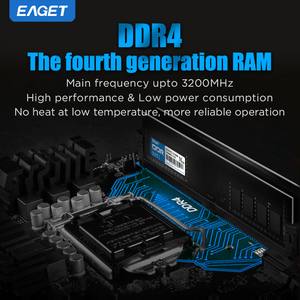EAGET P40-2 OEM 도매 <span class=keywords><strong>DDR4</strong></span> 고속 게이밍 메모리 램 데스크탑 컴퓨터용 1.2V 저전압 <span class=keywords><strong>DDR4</strong></span> 8GB <span class=keywords><strong>DDR4</strong></span> 3200MHz 램 - Product Image 5
