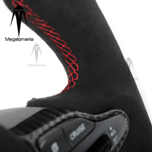 Volant de direction en fibre de carbone durable personnalisé Megalomania pour I30N Elantra Sonata <span class=keywords><strong>Genesis</strong></span> - Product Image 2