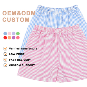 Pantaloncini sportivi da <span class=keywords><strong>bambina</strong></span> con lato bianco per bambini primavera estate pantaloni corti da <span class=keywords><strong>bambina</strong></span> Seersucker pantaloncini sportivi - Product Image 6