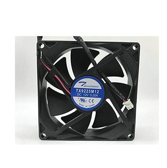 TX9225M12 12V 0.20A 9CM 9025 2-wire Power Supply Cooling Fan