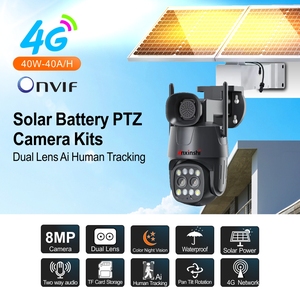 Nuevo Sistema de Energía Solar <span class=keywords><strong>Camhipro</strong></span>, Kits de Cámaras Solares Inteligentes con Wifi, Sistema de Energía Solar de 8MP para Uso Doméstico - Product Image 3