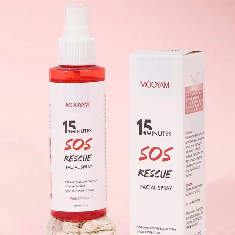 Logo personalizzato MOOYAM idratante istantaneo viso Spray per la pelle secca e prurito alleviare arrossamento riparazione Toner viso