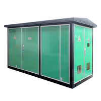 Transformateur de rue rectangulaire de type européen YBW 630 kVA, substation préinstallée, distribution d'énergie complète
