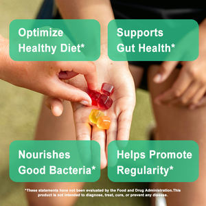 Gummies à la fibre très vendues, soutien à la santé intestinale, sans sucre, compléments alimentaires à la fibre pour favoriser l'équilibre du microbiome - Product Image 5