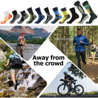 Chaussettes de sport d'extérieur personnalisées, épaisses, tricotées, confortables, respirantes, imperméables, pour l'automne