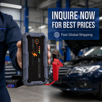 Démarreur de Voiture Portable d'Urgence 12V, Batterie de Secours Robuste 16000mAh, Crête 2000A, pour Sauvetage Automobile