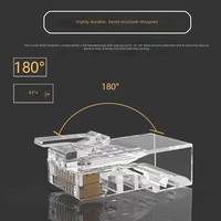 Conector RJ45 OEM Cat5e Cat6 8P8C Modular, Chapado en Oro, Sin Blindaje, para Internet de Alta Velocidad