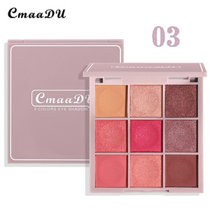 Cosméticos Etiqueta privada Maquillaje Mate Impermeable Paleta de sombras de ojos 9 colores Sombra de ojos Maquillaje - Product Image 4