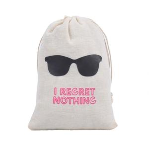 Bolsas de Regalo Personalizadas con Logotipo para Invitados de Boda, Kit para la <span class=keywords><strong>Resaca</strong></span>, de Algodón y Lino de Alta Calidad - Product Image 2