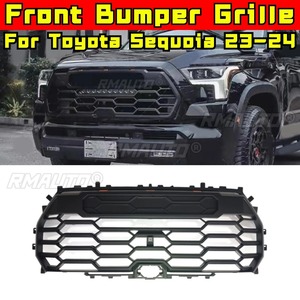 Bandes décoratives LED pour calandre de voiture, kit carrosserie de calandre de course, calandre avant pour Toyota Sequoia 2023-2024, pièce extérieure - Product Image 2